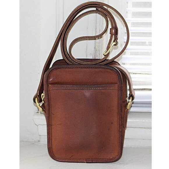Coach Vintage - Kit Camera Bag 9973 in British tan + Brass, USA 1995 - Picture 1 of 12